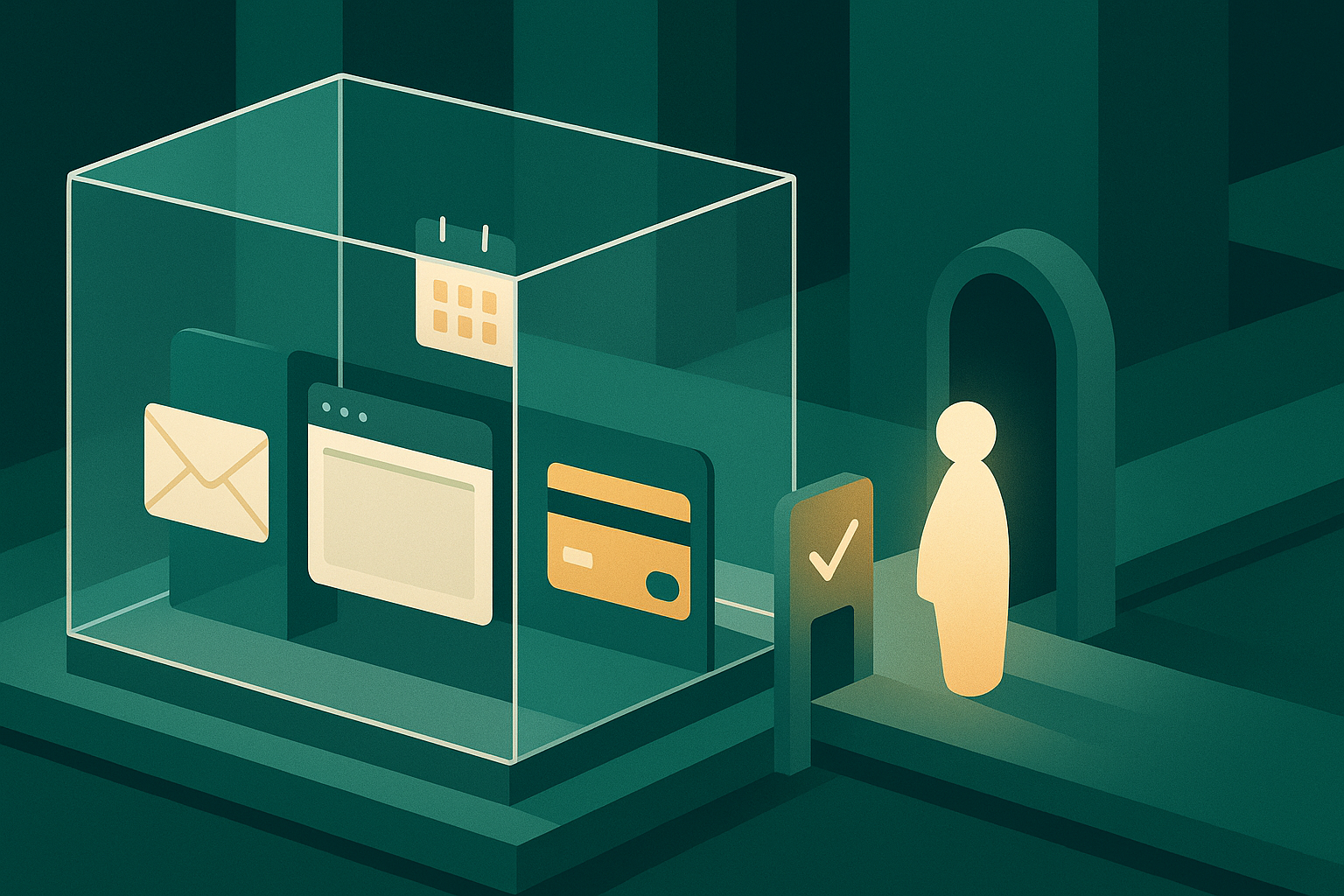 Espacio virtual protegido y separado para un agente de IA personal