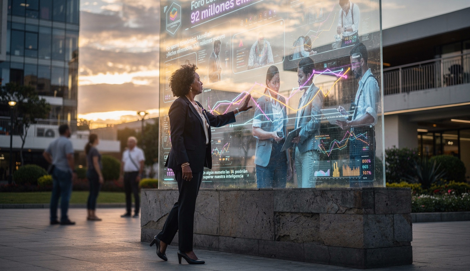 Contexto visual sobre automatización y reconversión laboral