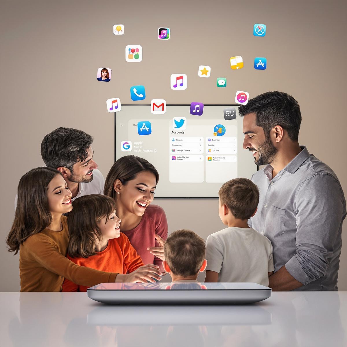 Gestión de Cuentas Apple: Guía Completa para Compartir