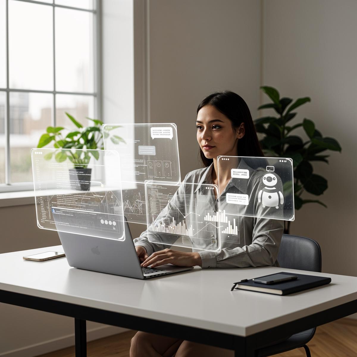 Asistentes de IA revolucionan el desarrollo web 2025
