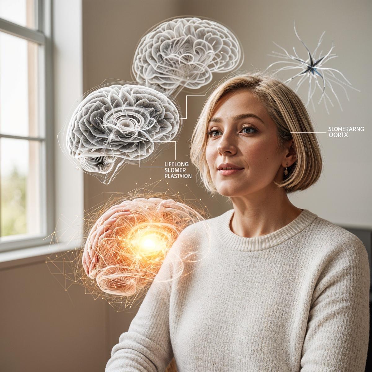 La corteza temporal envejece más lento que otras regiones cerebrales