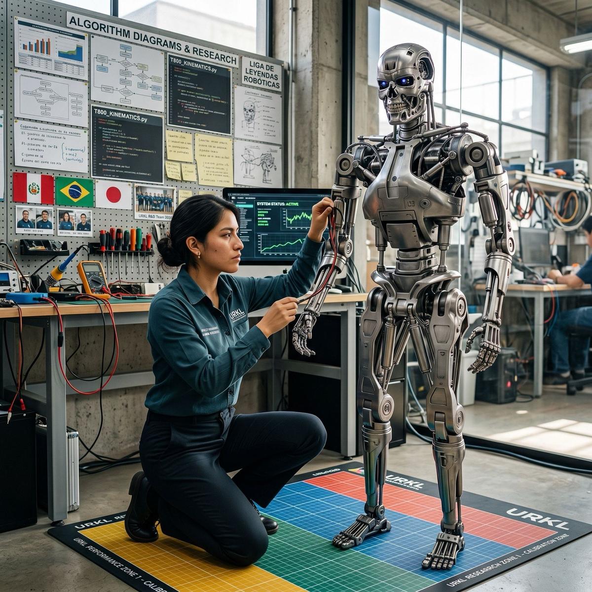 URKL la competición que mide robots humanoides